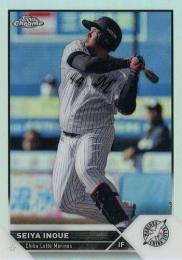 2023 TOPPS Chrome NPBプロ野球 #165 井上晴哉(ロッテ) リフラクターパラレル版 レギュラーカード