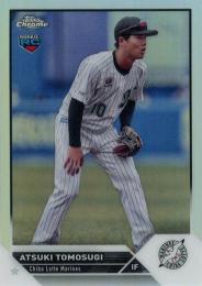 2023 TOPPS Chrome NPBプロ野球 #171 友杉篤輝(ロッテ) リフラクターパラレル版 レギュラーカード RC