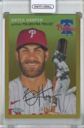 2023 Topps Chrome Platinum Anniversary Bryce Harper Gold Refractors #337 ※裏面難有【26/50】 Philadelphia Phillies