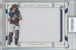 2022 Panini National Treasures Cal Raleigh Rookie Silhouettes #8【65/99】 Seattle Mariners