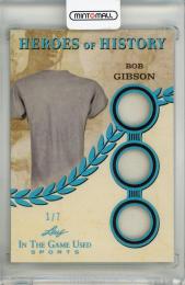 2025 Leaf In The Game Used Bob Gibson Heroes Of History #HH9【1/7】
