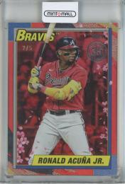 2025 Topps Update Baseball Japan Edition Ronald Acuna Jr 1990 TOPPS BASEBALL JAPAN #90J35【2/5】 Atlanta Braves