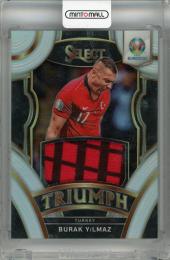 2020 Panini Select UEFA Euro Burak Yilmaz Triumph Relics Silver #15  Turkey
