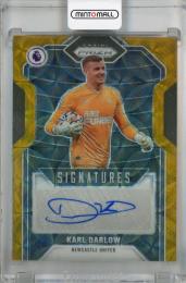 2021-22 Panini Prizm Premier League Karl Darlow Signatures Gold Choice Prizm #7 Auto ※初期傷あり【09/10】 Newcastle United