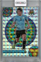 2021-22 Panini Mosaic FIFA Road to World Cup Edinson Cavani Stained Glass #29 ※裏面傷あり Uruguay