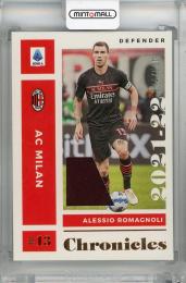 2021-22 Panini Chronicles Alessio Romagnoli Chronicles Serie A Memorabilia #1 【374/500】 AC Milan