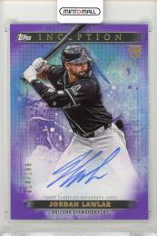 2024 TOPPS Inception Jordan Lawlar Rookie and Emerging Stars Autographs Purple #BRESJLA【014/199】 Arizona Diamondbacks