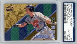 1998 PACIFIC Aurora Cal Ripken Jr. Pennant Fever #8 "2014 Ripken Legacy Set Autograph"【PSA Authentic】 Baltimore Orioles