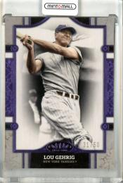 2024 Topps Tier One Lou Gehrig #4 Purple Foil【31/50】 Yankees