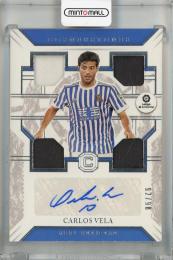 2021-22 Panini Chronicles Carlos Vela Cornerstones La Liga Autograph Relics #10 ※白かけ・裏面傷あり【92/98】 Real Sociedad