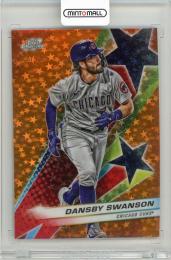 2024 TOPPS Cosmic Chrome Dansby Swanson Starfractor Orange Galactic Refractors #SF83【02/25】 Chicago Cubs