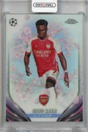 2023-24 Topps UEFA Champions League Japan Edition Bukayo Saka Cherry Blossom #148 ※初期傷あり Arsenal FC
