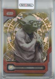 2024 Topps Star Wars High Tek Yoda Hyperspace Pattern Gold Foil #99【15/50】