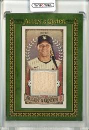 2024 Topps Allen & Ginter Juan Soto #MFR-JS Mini Framed Relics Yankees
