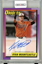 2025 Topps Series 1 Ryan Mountcastle #90A-RM 1990 Topps Baseball Autographs Orioles