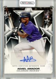2025 Topps Series 1 Adael Amador #BSA-AA RC Baseball Stars Autographs Rockies