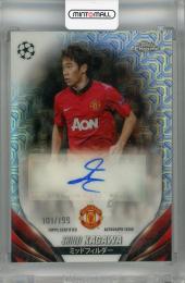 2023-24 Topps UEFA Champions League Japan Edition Shinji Kagawa Autograph Mojo #CA-SK ※裏面初期傷あり【101/199】 Manchester United