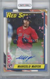 2025 TOPPS Update Japan Edition 1990 Topps Baseball autograph / MARCELO MAYER(Boston Red Sox) 【21/25】