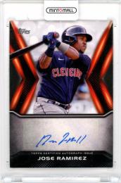 2022 Topps Baseball Japan Edition Jose Ramirez #TJA-JR Autograph Card《やや難あり》 Guardians