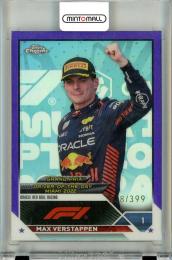 2023 Topps Chrome Formula 1  Max Verstappen #170 Purple Refractor 088/399