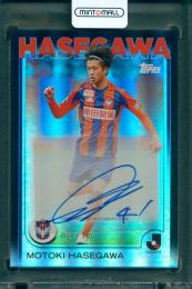 2025 TOPPS J.League Flagship 長谷川元希 直筆サインカード【3/10】 アルビレックス新潟