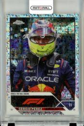 2023 Topps Chrome Formula 1  Sergio Perez #10 Mini Diamond Refractor 296/299