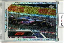 2023 Topps Chrome Formula 1  Esteban Ocon #31 Mini Diamond Refractor 006/299