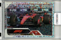 2023 Topps Chrome Formula 1  Carlos Sainz #20 Mini Diamond Refractor 287/299