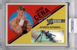 2006 Topps Heritage II WWE  John Cena Autographs