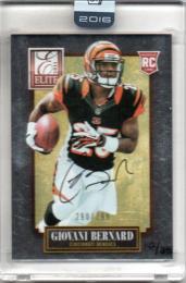 2016 PANINI Honors Giovani Bernard Autograph  (2013 PANINI Elite)  10/25