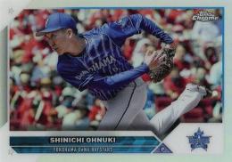 2023 TOPPS Chrome NPBプロ野球 #103 大貫晋一(横浜DeNA) リフラクターパラレル版 レギュラーカード