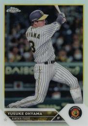 2023 TOPPS Chrome NPBプロ野球 #114 大山悠輔(阪神) リフラクターパラレル版 レギュラーカード