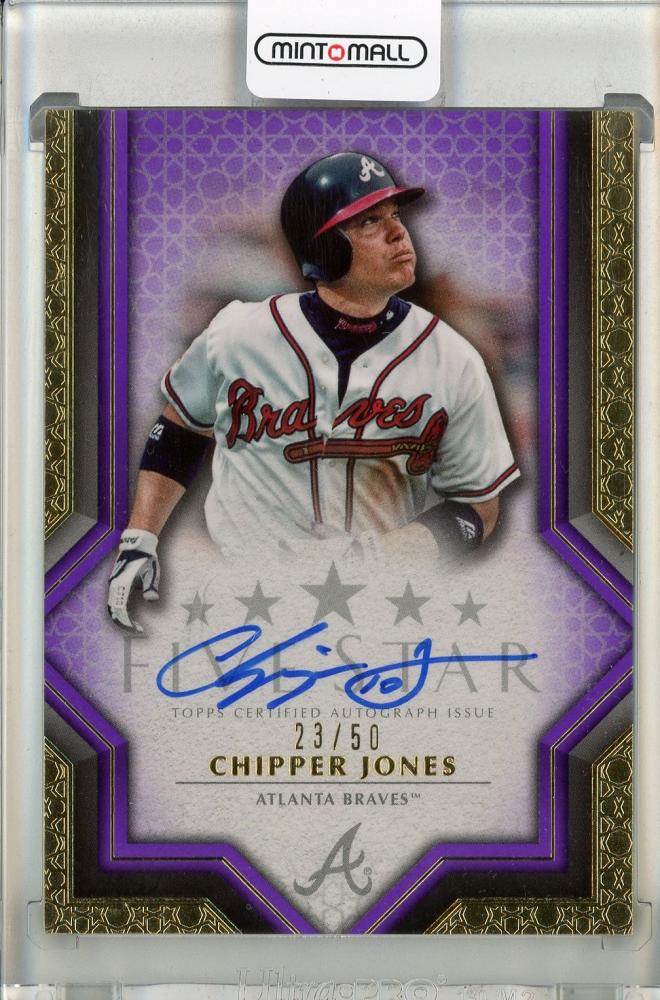 50 チッパー・ジョーンズCHIPPER JONES TOPPS auto 【公式通販】