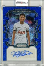 2023-24 Panini Premier League Heung-Min Son #S-HMS Signatures Prizms Blue Shimmer Autographs  Tottenham Hotspur