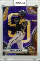 2024 Topps Bowman's Best Leo De Vries Purple Refractor【043/250】 San Diego Padres