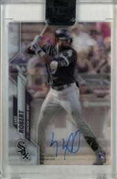 2020 Topps Clearly Luis Robert Clearly Autographs Chicago White Sox