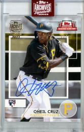2023 Topps Archives Signature Oneil Cruz 2022 Topps International Trading Card Day【10/11】 Pittsburgh Pirates