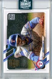 2024 Topps Archives Signature Adolis Garcia 2021 Topps Update【18/70】 Texas Rangers