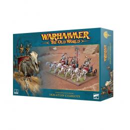 トゥームキング・オヴ・クェムリ:スケルトンの戦車【ウォーハンマー:The Old World】TOMB KINGS OF KHEMRI: SKELETON CHARIOTS (WARHAMMER)【新品】