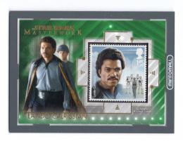 2020 TOPPS STAR WARS MASTERWORK Land Calrissian Commemorative Stamp Relics Green 41/99