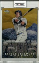 2023 Topps Chrome NPB 中村剛也 Titans Gold Refractor【47/50】 埼玉西武ライオンズ