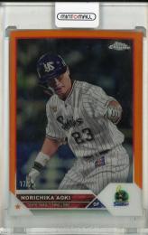 2023 Topps Chrome NPB 青木宣親 Orange Refractor【17/25】 東京ヤクルトスワローズ