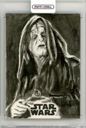 2017 TOPPS Star Wars Journey to The Last Jedi  Darth Sidious Sketch Card by Neil Camera【1/1】