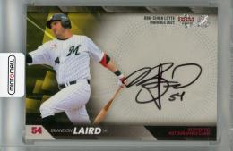 2021 BBM 千葉ロッテマリーンズ  ブランドン・レアード 直筆サインカード 39/60