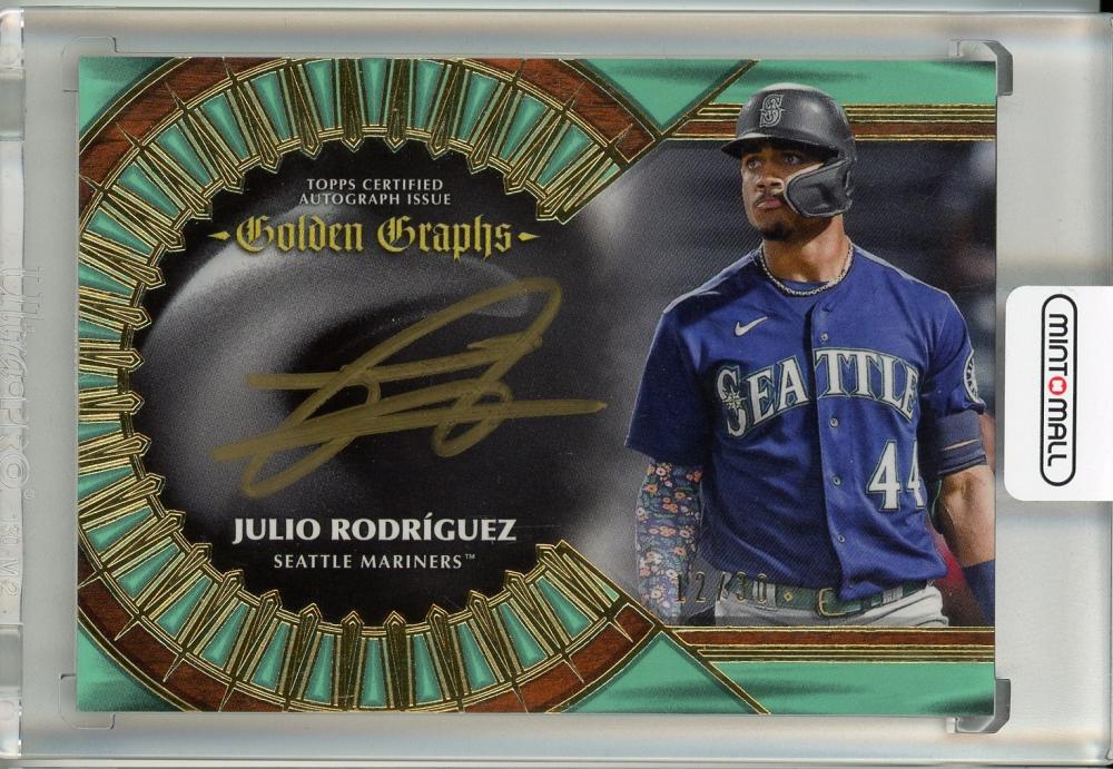 topps2023 シアトル・マリナーズ　フリオ・ロドリゲス選手直筆サインカード topps2023 シアトル・マリナーズ フリオ・ロドリゲス選手直筆
