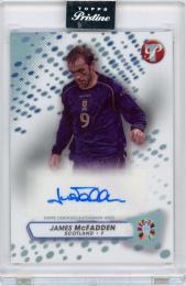 2023 TOPPS Pristine Road to Euro '24 James McFadden Pristine Autographs #PAJMC Scotland