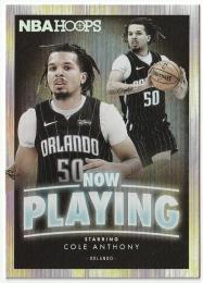2020-21 PANINI Hoops Now Playing Holo Cole Anthony (Orlando Magic)