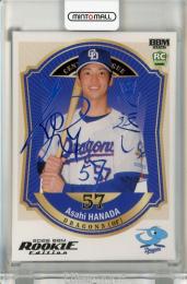 BBM ルーキーエディション 2026 花田旭 ホロブルー箔サインカード【17/25】 中日ドラゴンズ