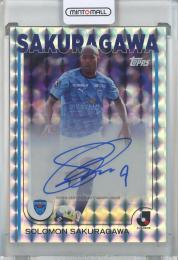 2025 TOPPS J. LEAGUE PREMIUM 櫻川ソロモン Autograph Geometric #ASSA【1/1】 横浜FC
