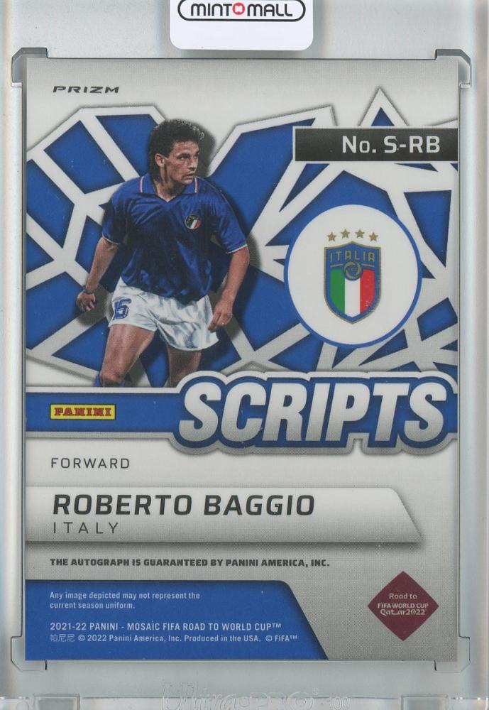 2021-22PANINI mosaic Roberto Baggio